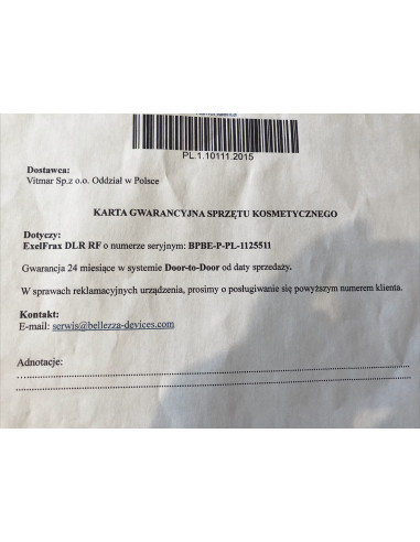 Bellezza Exel Frax DLR RF